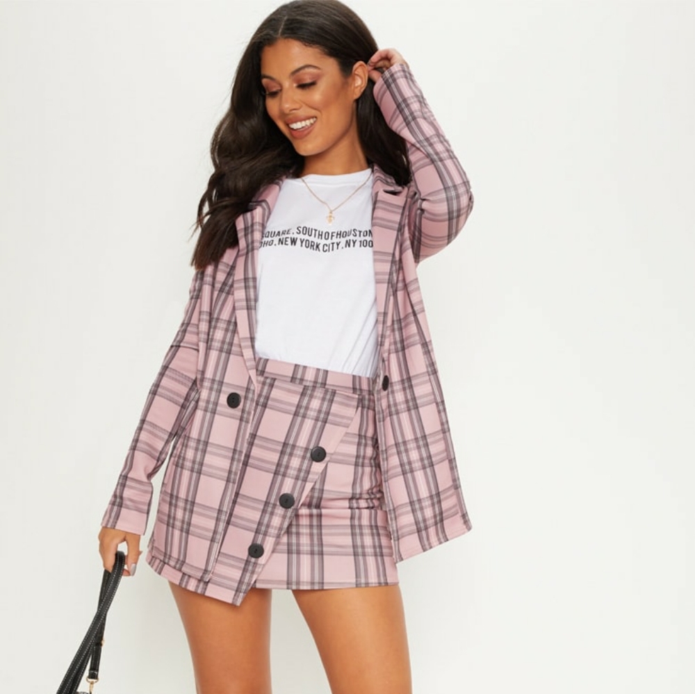 Pink Check Outfit